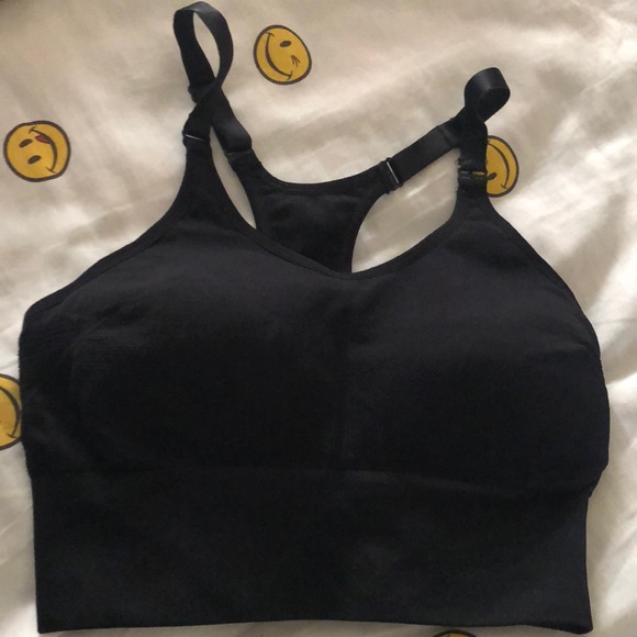 Zella Black bralette adjustable straps black small - Picture 2 of 8